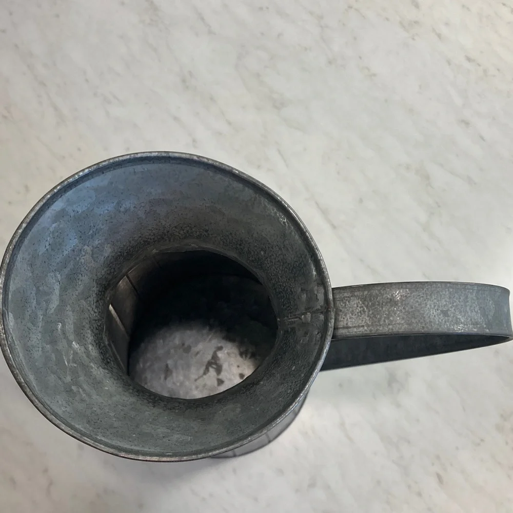Ashland Rustic Galvanized Metal Flower Pitcher